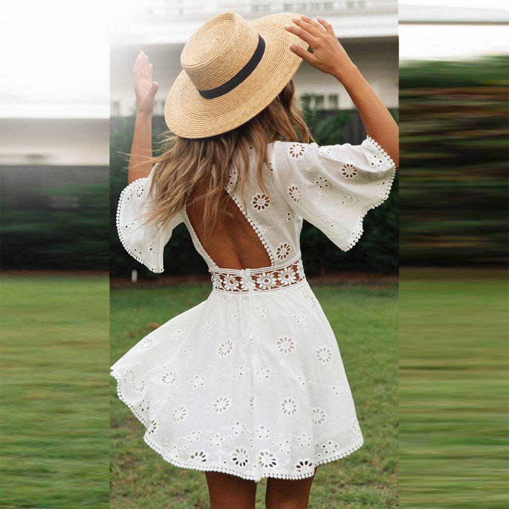 Casual White Summer Dress | White Mini ...
